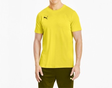 Puma t-shirt koszulka męska żółta klasyczna 656578 07 2XL