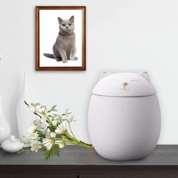 Керамическая форма кошки, декоративные урны для домашних животных