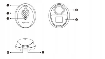 ZESTAW Medyczny Detektor tętna płodu ANGEL SOUNDS słuchawki 3MHZ+ żel