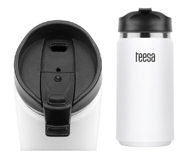 KUBEK TERMICZNY TEESA 350ML TEESA BIAŁY