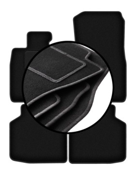 Velurové koberce komplet pro: Bmw 7 F02 Long (2008-2015)