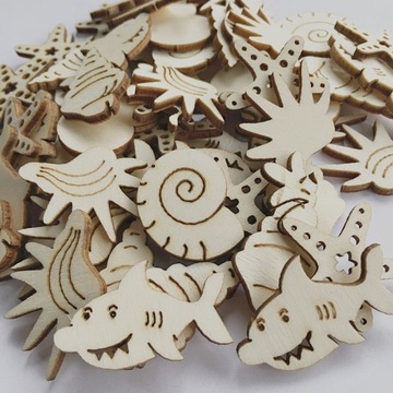 100 шт. морской кусок дерева DIY забавные инструкции аксессуары украшения для дома C