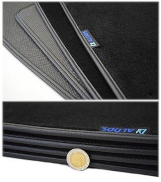 Ауди А4 Б6/Б7 2001-2008 гг. Золотые велюровые коврики