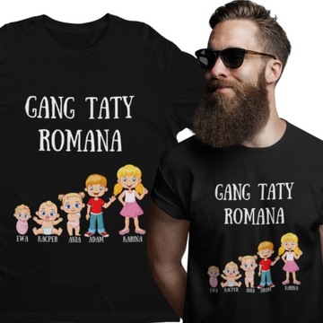 KOSZULKA T-SHIRT PREZENT NA DZIEŃ OJCA GANG TATY