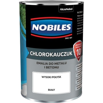 Farba chlorokauczukowa NOBILES BIAŁY 5L