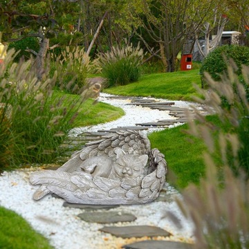 Статуя ангела-собаки/кошки ручной работы высотой 12 см из смолы