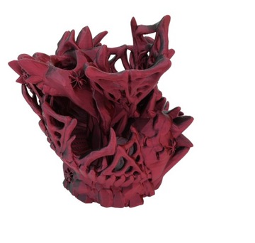 Średni koszmar - wieża do kości Cinderwing3D Nightmare Dice Tower Czerwony