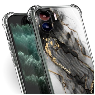 Etui pancerne do Xiaomi Redmi A1 / A2 ANTI-SHOCK + Twarde Mocne Szkło 9H