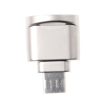 Стильный адаптер TF Writer Устройство чтения карт памяти Micro USB с отверстием для подвешивания веревки