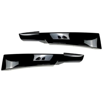 SPLITTER DOKŁADKA ZDERZAKA BMW E90 E91 LCI 2009-2013 flapsy CZARNY POŁYSK
