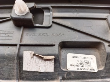 3V0853596A SKODA SUPERB III LIŠTA DVEŘE PRAVÁ ZADNÍ