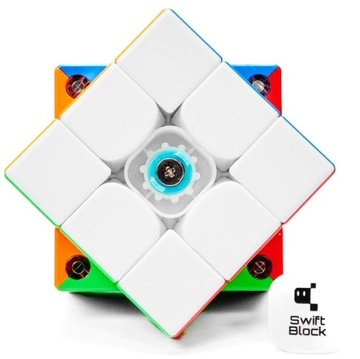 ПРОФЕССИОНАЛЬНЫЙ МАГНИТНЫЙ КУБ 3x3x3 Swift Block 355s + ПОДСТАВКА