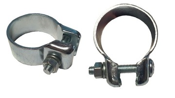 OBEJMA OPASKA ŁĄCZNIK RURY TŁUMIKA PŁASKA 41,5MM