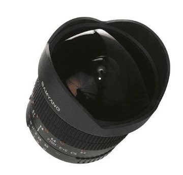 Obiektyw szerokokątny Samyang AE 8 3,5 FishEye CS Nikon F