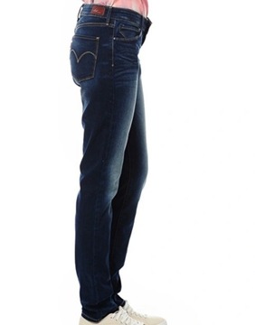 LEVI’S DEMI CURVE Skinny Jeansy spodnie damskie 25