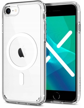 Чехол Magsafe для Apple iPhone SE 2020/2022 + СТЕКЛО