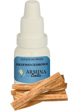 ZAPACH DO ŚWIEC PARAFINY WOSKU DRZEWO CEDROWE 10 ML olejek do kominka