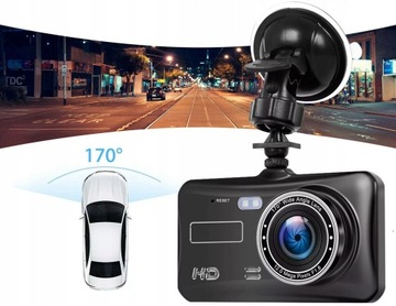 РЕГИСТРАТОР ВОЖДЕНИЯ СЕНСОРНЫЙ ЭКРАН ПЕРЕДНЯЯ ЗАДНЯЯ ЧАСТЬ МЕНЮ PL