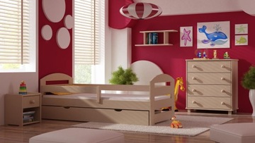 Кровать детская Ками ПЛЮС 160х80 Деревянная