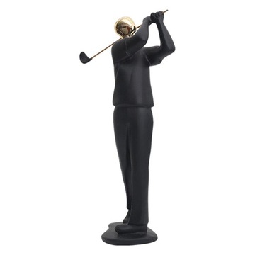 Abstrakcyjna figurka Abstrakcyjna huśtawka golfisty z żywicy