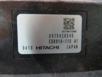 MODUL ŘÍZENÍ 8975420540 ISUZU D-MAX 2021