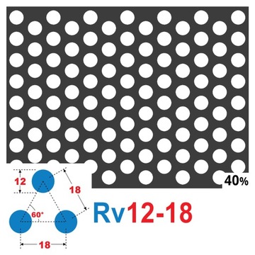 ПЕРФОРИРОВАННЫЙ ЛИСТ 200 x 200 Rv 12 - 18 КОЛЕСА 1