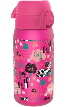 ION8 - bidon, butelka dla dzieci, 350 ml - CATS KOTY różowy