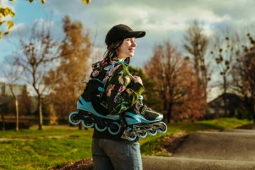 Роликовые коньки Spokey MrsFIT ABEC-7 Carbon женские, размер 36