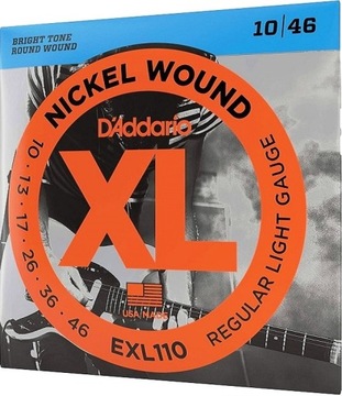 D'Addario EXL110 struny do elektryka 10-46