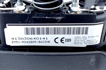 AIRBAG ŘIDIČE FORD KUGA II (DM2) EM51R042B84BA3ZHE 2.0L DIESEL 103KW 2013