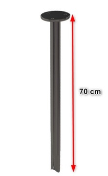 Podwieszenie drążka stałe 70cm