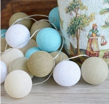 Zestaw lampek Cotton Balls Playa 50 kul