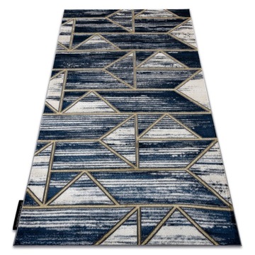 DYWAN GLAMOUR 240x340 GEOMETRYCZNY granat #GR4454