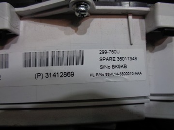 PŘÍSTROJOVÁ DESKA 31412869 VOLVO S60 II V60 I 2.0 D D4