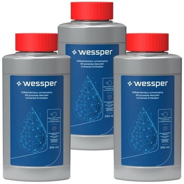 3x Odkamieniacz uniwersalny Wessper CleanMax w płynie 250 ml