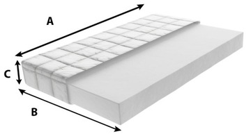 ПЕНОВЫЙ МАТРАС для кровати 160x80x10 см СЕРТИФИКАТ
