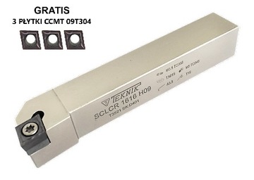 NÓŻ TOKARSKI PRAWY SCLCR 16x16 H09 CCMT 09T3 D401 TEKNIK + GRATIS