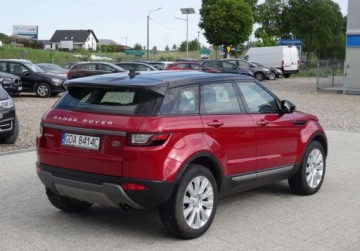 Land Rover Range Rover Evoque I SUV 5d Facelifting 2.0D TD4 180KM 2016 Land Rover Range Rover Evoque 2.0D 180KM 4X4 Automat Skora Alu Super Stan, zdjęcie 9