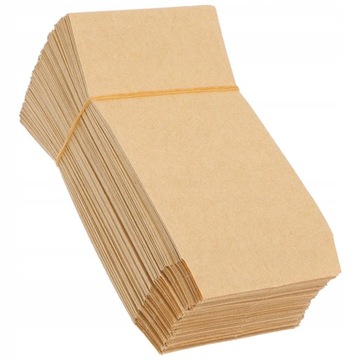 100 szt. Torba typu worek Kraft Paper Work