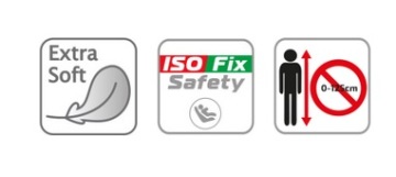 Основание сиденья SafeUp Fix L 22-36 СЕРЫЙ Heyner