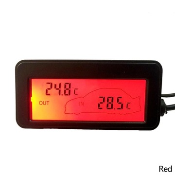 12V MINI SENZOR TEPLOTY LCD VOZIDLOVÝ