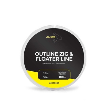 Avid Carp Outline Zig & Floater Line / Żyłka pływająca do ziga 10lb / 100m