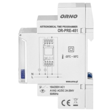 ПРОГРАММАТОР ВРЕМЕНИ АСТРОНОМИЧЕСКИЙ ТАЙМЕР НА DIN-РЕЙКУ