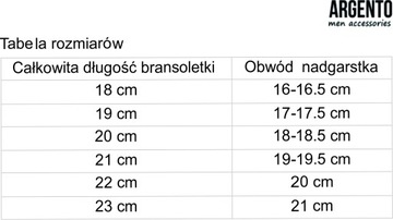Браслет браслет мужского браслета Аргенто