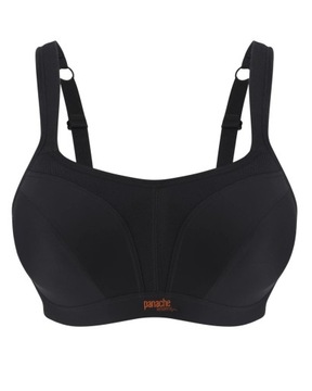 Panache Sport biustonosz sportowy - czarny 36B