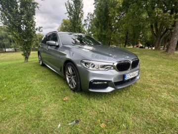 BMW Seria 5 F10-F11 Touring Facelifting 520d 190KM 2017 BMW Seria 5 Sliczna BMW5 X-Drive Automat Skory Navi Kamera360 FullLedplus