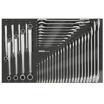 Тележка для инструментов SONIC S9 Workshop, 429 элементов, 8 ящиков с аксессуарами