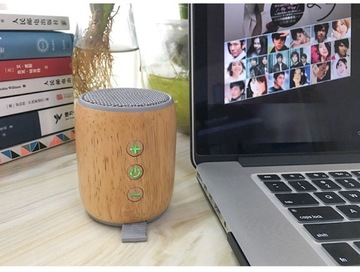 Твердый деревянный динамик Bluetooth, креативный портативный мини-динамик