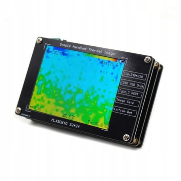 Simple handled LCD digital infrared thermal imager