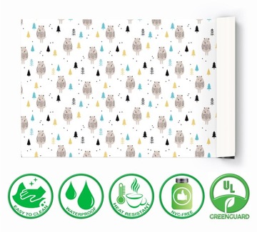 Защитный коврик для стола 90х45 Teddy Bear детский